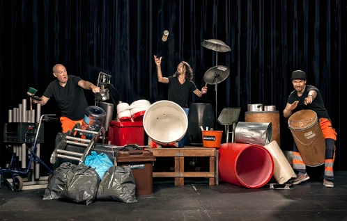 Trash! voorstelling - De Vuilnismannen